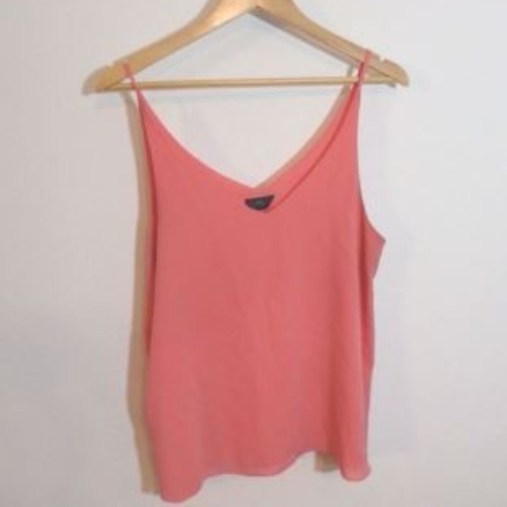 TopShop Womens Sz 10 Lightweight Tank Pink